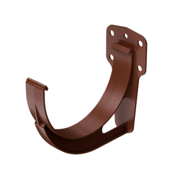 Кронштейн жёлоба ПВХ Комфорт Светло-коричневый, (RAL 8017)